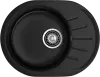Кухонная мойка GranFest RONDO R-580L (черный) icon