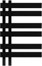 Полотенцесушитель Granula Гамма Квадро 50x80 (терморегулятор, черный матовый) icon