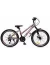Велосипед Greenway Colibri-H 24 р.14 2021 (серый/розовый) фото