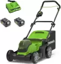 Газонокосилка аккумуляторная Greenworks G24X2LM41K8 2512607UD (с 2-мя АКБ) icon