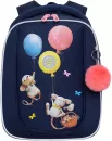 Школьный рюкзак Grizzly RAf-392-3 (синий) фото 2
