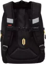 Школьный рюкзак Grizzly RAf-393-2 (черный/желтый) фото 3