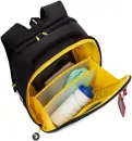 Школьный рюкзак Grizzly RAf-393-2 (черный/желтый) фото 5