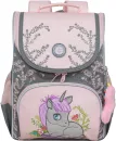 Школьный рюкзак Grizzly RAm-384-5 (розовый/серый) фото 2