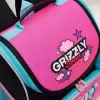 Школьный рюкзак Grizzly RAm-484-6 (черный/розовый) фото 7