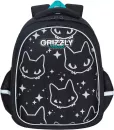 Школьный рюкзак Grizzly RAz-286-12 (черный) фото 2