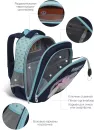 Школьный рюкзак Grizzly RAz-286-13 (темно-синий/мятный) фото 2