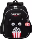 Школьный рюкзак Grizzly RAz-386-2 (черный) фото 2