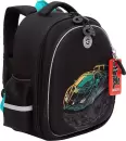 Школьный рюкзак Grizzly RAz-587-9 (черный/бирюзовый) icon
