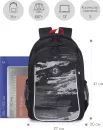 Школьный рюкзак Grizzly RB-252-3 (черный/серый) фото 2