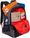 Школьный рюкзак Grizzly RB-254-2 (черный/красный) фото 5