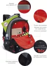 Школьный рюкзак Grizzly RB-254-5 (черный/красный) фото 4