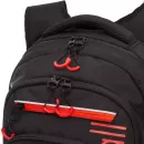 Школьный рюкзак Grizzly RB-350-1 (черный/красный) фото 6