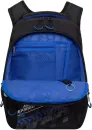 Школьный рюкзак Grizzly RB-350-3 (черный/синий) фото 10
