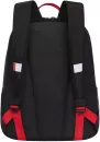Школьный рюкзак Grizzly RB-351-7 (черный/красный) фото 3