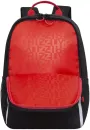 Школьный рюкзак Grizzly RB-351-7 (черный/красный) фото 4