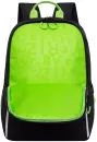 Школьный рюкзак Grizzly RB-351-7 (черный/салатовый) фото 4