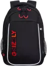 Школьный рюкзак Grizzly RB-352-4 (черный/красный) фото 2