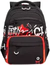 Школьный рюкзак Grizzly RB-354-3 (черный/красный) icon 2
