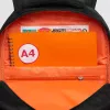 Школьный рюкзак Grizzly RB-354-4 (черный/оранжевый) фото 4