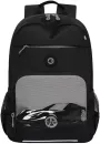 Школьный рюкзак Grizzly RB-355-1 (черный/серый) фото 2