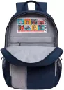 Школьный рюкзак Grizzly RB-355-2 (синий/серый) фото 5