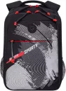 Школьный рюкзак Grizzly RB-356-1 (черный/красный) фото 2
