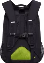 Школьный рюкзак Grizzly RB-356-1 (черный/оливковый) фото 4