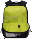 Школьный рюкзак Grizzly RB-356-1 (черный/оливковый) фото 6