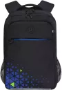 Школьный рюкзак Grizzly RB-356-2 (черный/синий) фото 2