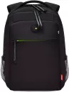 Школьный рюкзак Grizzly RB-356-5 (черный/салатовый) фото 2