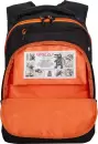 Школьный рюкзак Grizzly RB-450-3f (черный/оранжевый) icon 4