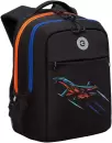 Школьный рюкзак Grizzly RB-456-4 (черный/оранжевый) icon