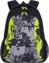 Школьный рюкзак Grizzly RD-142-2 (черный/салатовый) icon