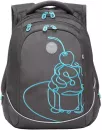 Школьный рюкзак Grizzly RD-246-1 (темно-серый) фото 2