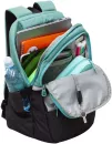 Школьный рюкзак Grizzly RD-342-1 (черный/мятный) icon 9