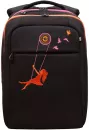 Городской рюкзак Grizzly RD-344-2 (черный/оранжевый) фото 2
