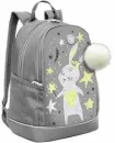 Школьный рюкзак Grizzly RG-263-3 серый icon