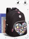 Школьный рюкзак Grizzly RG-360-2 (черный) фото 2