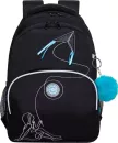 Школьный рюкзак Grizzly RG-360-8 (черный/голубой) icon 2