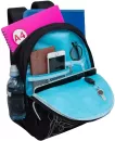 Школьный рюкзак Grizzly RG-360-8 (черный/голубой) icon 4