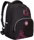 Школьный рюкзак Grizzly RG-360-8 (черный/розовый) icon