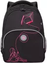 Школьный рюкзак Grizzly RG-360-8 (черный/розовый) icon 2