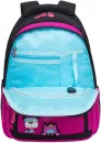Школьный рюкзак Grizzly RG-362-2 (черный/розовый) фото 2