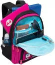 Школьный рюкзак Grizzly RG-362-2 (черный/розовый) фото 3