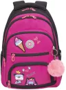 Школьный рюкзак Grizzly RG-362-2 (черный/розовый) фото 4