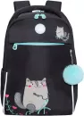 Школьный рюкзак Grizzly RG-367-3 (черный) фото 2