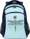 Школьный рюкзак Grizzly RG-461-1 (синий/мятный) icon