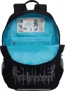 Школьный рюкзак Grizzly RG-464-3f (черный/серебряный) icon 2