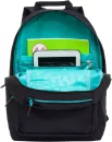 Школьный рюкзак Grizzly RQL-118-31 (черный/бирюзовый) фото 4
